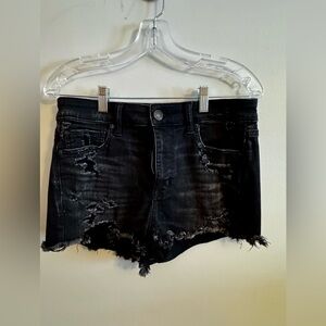 American Eagle Outfitters Black Denim Shorts
